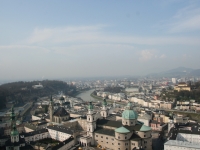 Panoramasicht über Salzburg